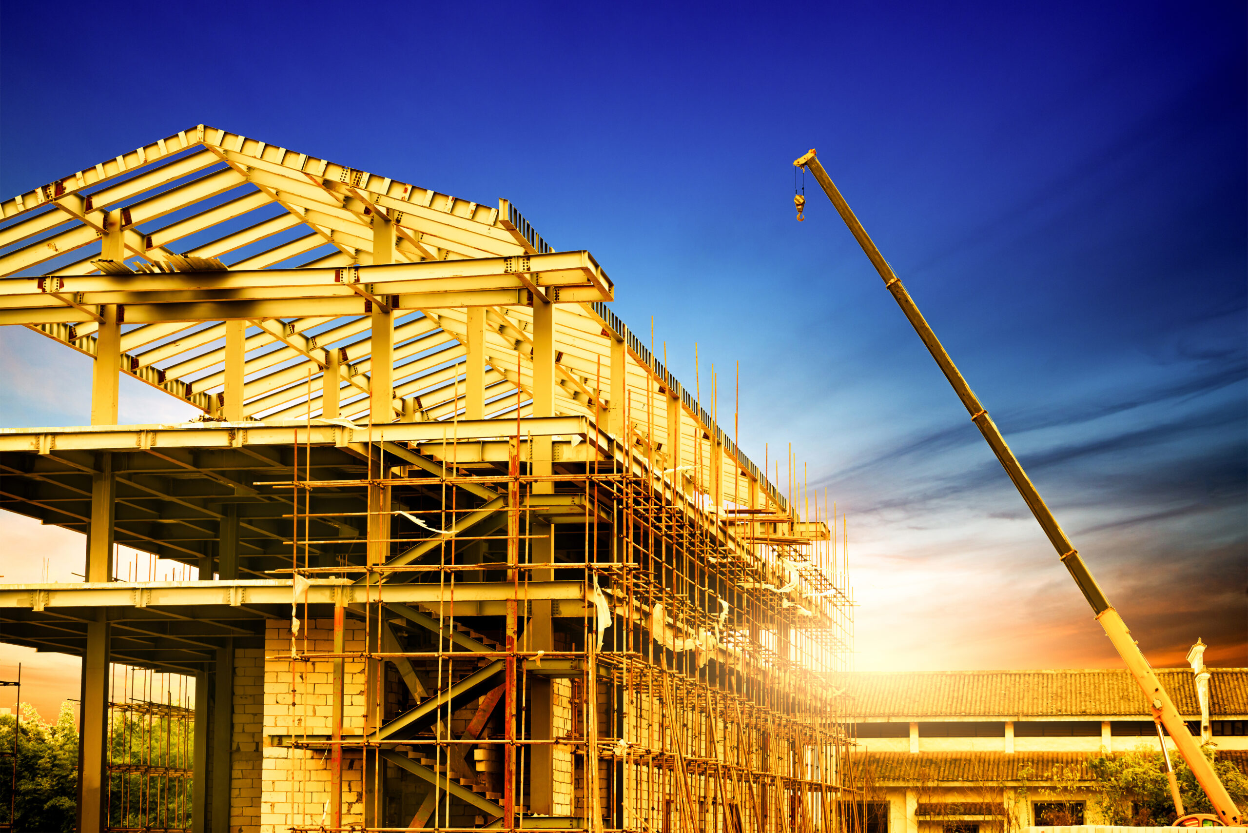 Steel frame structure